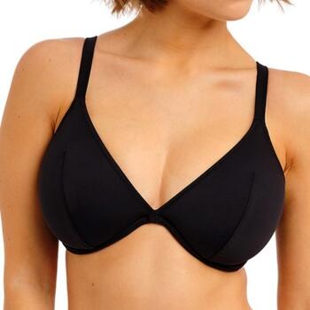 Freya Swim Jewel Cove Plain Black Uw Plunge Bikini Top