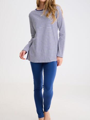 Lisca Infinity Pyjama Met Tuniek En Legging Blue Dream