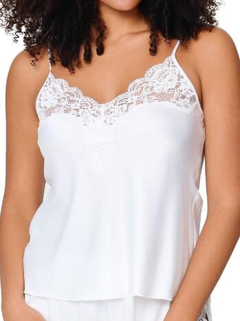 LingaDore Night 8301 Spaghetti Top Ivoor