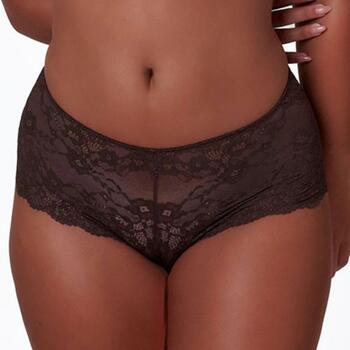After Eden Hipster in lace, partly recycled Dark Brown