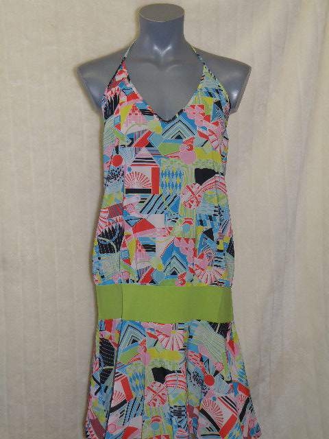 Marlies Dekkers Bademode Yellow Submarine print/grün strandkleid