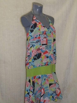 Marlies Dekkers Bademode Yellow Submarine print/grün strandkleid