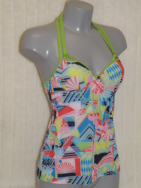 Marlies Dekkers Bademode Yellow Submarine print/grün tankini top