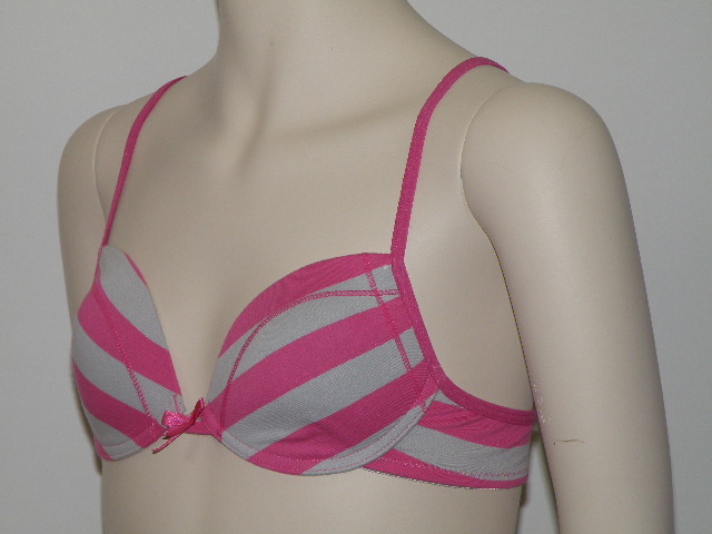 Brüste und Unterhosen Summer Stripes pink/grau mädchen-bh