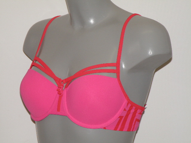 Marlies Dekkers Bademode Ta Moko pink/rot gemoldefer bikini bh