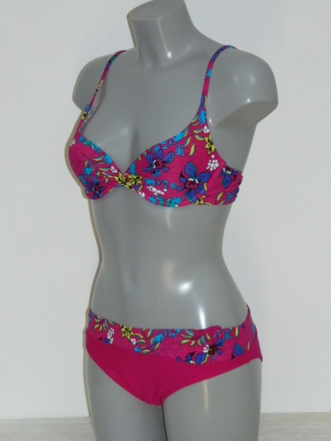Nickey Nobel Hibiscus pink/print set