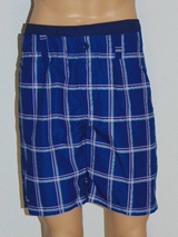 Nickey Nobel Check navy-blau/pink badehose