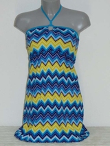 Shiwi Rainbow blau strandkleid