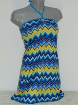 Shiwi Rainbow blau strandkleid