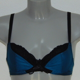 After Eden Dotted blau/schwarz nicht geformter bh