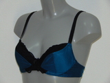 After Eden Dotted blau/schwarz nicht geformter bh