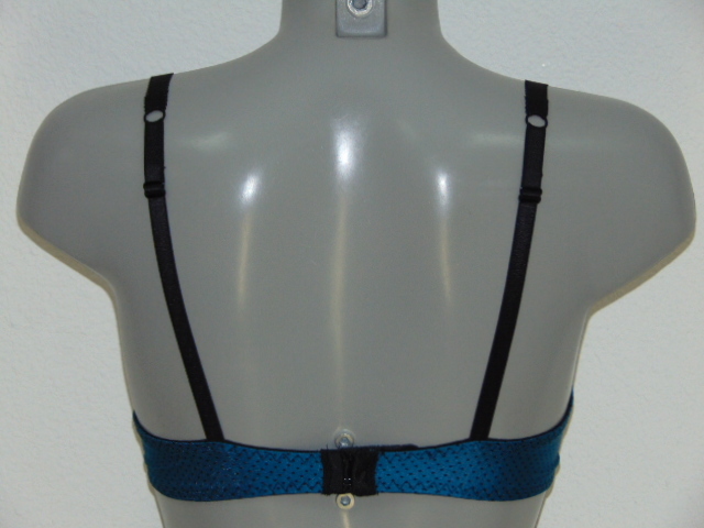 After Eden Dotted blau/schwarz nicht geformter bh