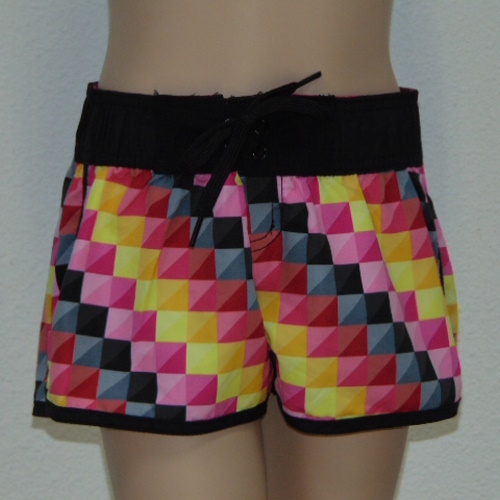 Shiwi  gelb/pink strand short