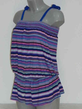 Shiwi Pixie blau/pink strandkleid