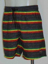 Schiwi-Männer Jamaican grau/print badehose