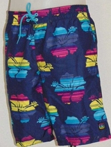 Schiwi-Männer lotus navy-blau badehose