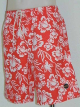 Schiwi-Männer lotus rot/weiß badehose