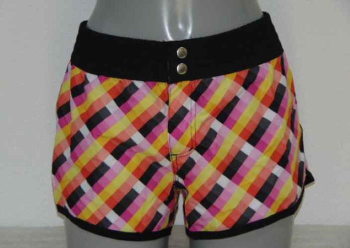 Shiwi Triangled gelb/pink strand short