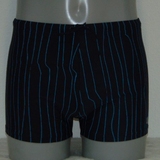 Schiwi-Männer pinstripe navy-blau schwimmboxer