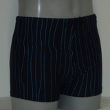 Schiwi-Männer pinstripe navy-blau schwimmboxer