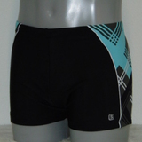 Schiwi-Männer check schwarz schwimmboxer