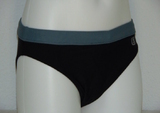 Schiwi-Männer Contrast schwarz/grau badeslip