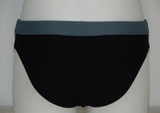 Schiwi-Männer Contrast schwarz/grau badeslip