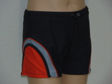 Shiwi Kinder Oval grau/orange badehose