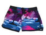 Schiwi-Männer Tropical blau/print badehose