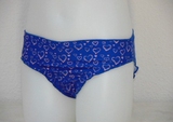 Shiwi  blau/print bikini slip