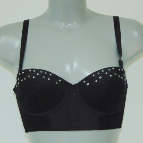 Supertrash Pearl schwarz vorgeformter bh
