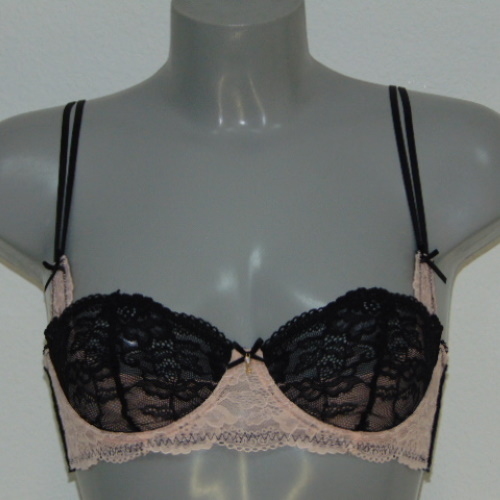 Sapph Giselle schwarz/pferzig nicht geformter bh