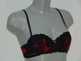 Sapph Alexandra rot/schwarz nicht geformter bh