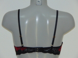 Sapph Alexandra rot/schwarz nicht geformter bh