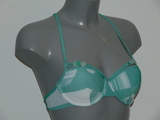 Marlies Dekkers Bademode Princess of Polkadots grün/weiß gemoldefer bikini bh