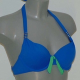 Königliche Lounge Playa blau/grün gemoldefer bikini bh