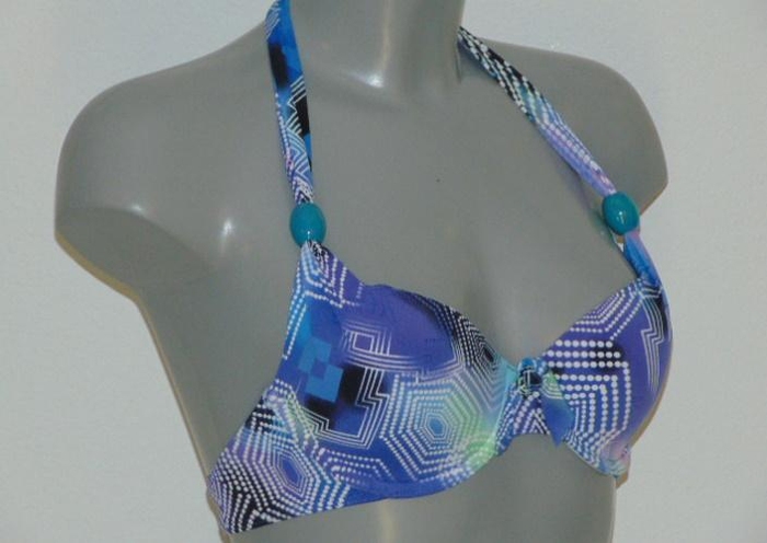 Königliche Lounge Playa blau gemoldefer bikini bh