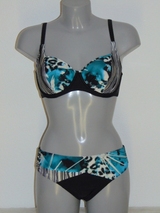 Mila Calella blau/schwarz set