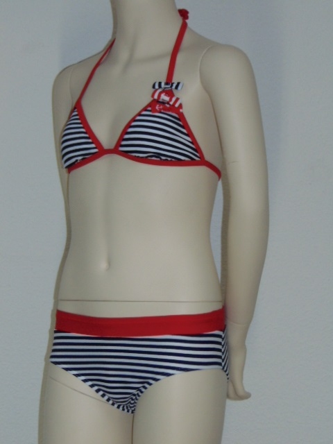 Brüste und Unterhosen Marine weiß/navy-blau set