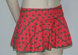 Brüste und Unterhosen Palm pink/grün strandkleidung