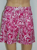 Nickey Nobel George weiß/pink badehose