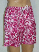 Nickey Nobel George weiß/pink badehose