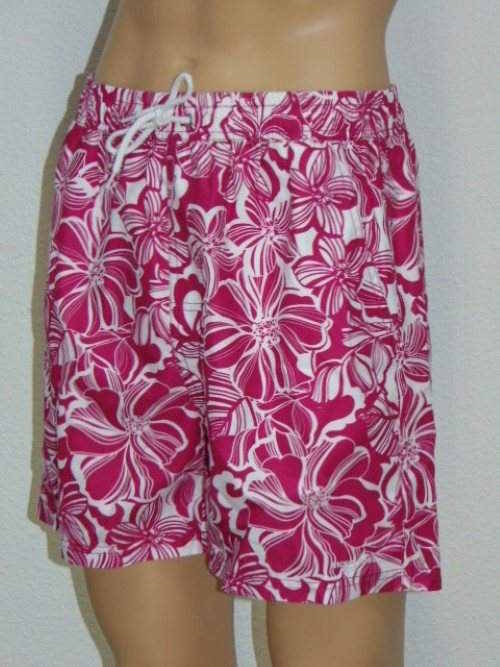 Nickey Nobel George weiß/pink badehose