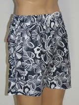 Nickey Nobel George weiß/grau badehose