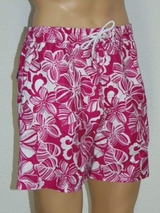 Nickey Nobel George weiß/pink badehose