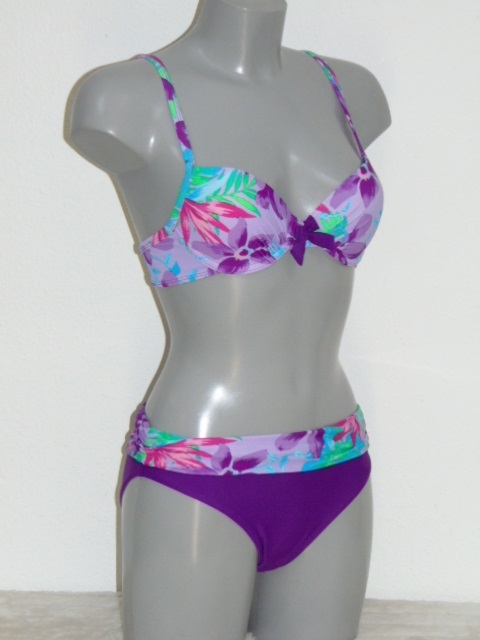 Nickey Nobel Tropical Flowe violett/print set