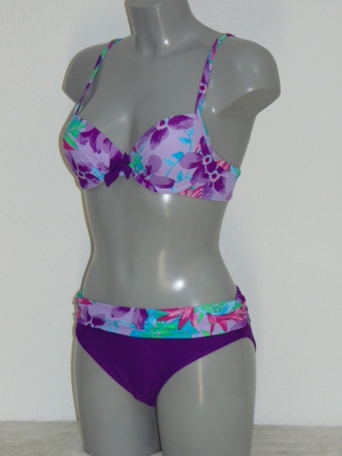Nickey Nobel Tropical Flowe violett/print set