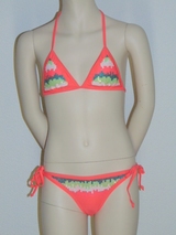 Brüste und Unterhosen Meghan orange set