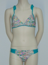 Brüste und Unterhosen Issa grün/print set