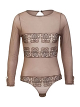 Sapph Uptown Girl taupe korselett
